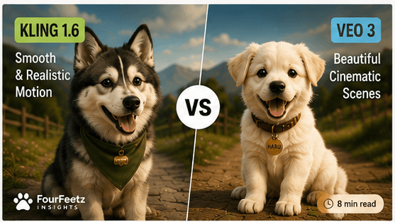 Kling vs Veo thumbnail
